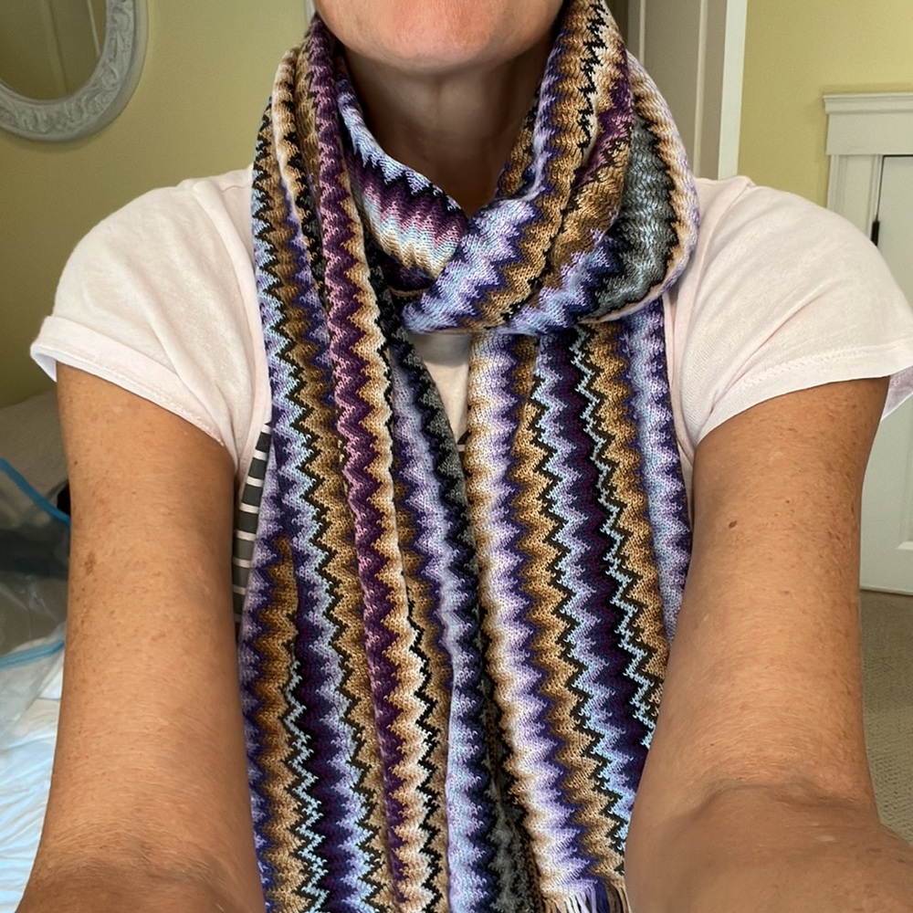 Purple Missoni Scarf